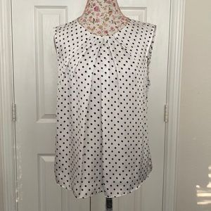 🍉Jones of New York polka dot blouse. Size 14